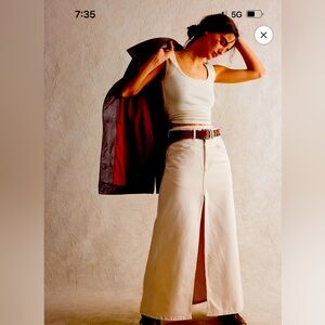 Free People Bali Santa Cruz Ruffle skirt